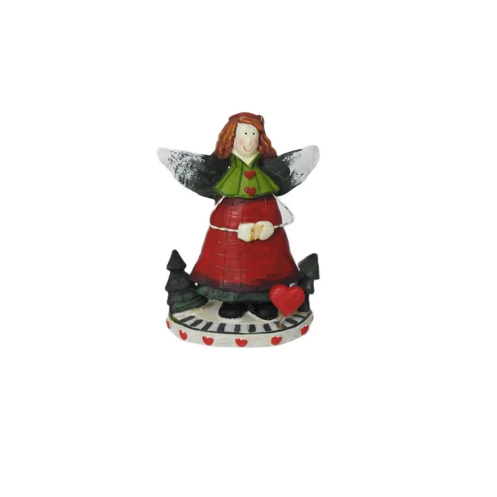 Gooseberry Patch Whimsical Angel Figurine Midwest Cannon Hearts Trees